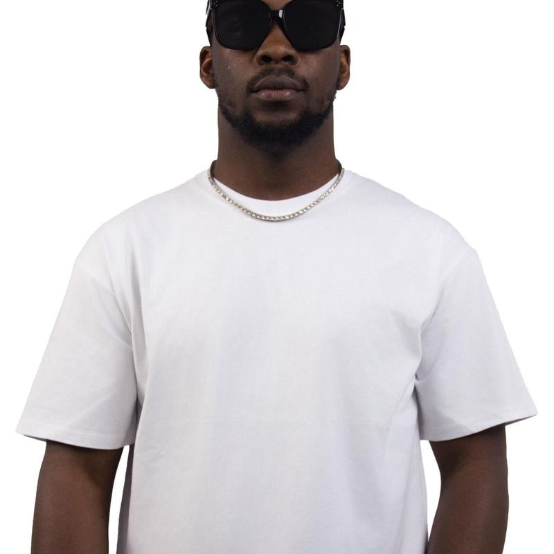 Heavyweight Cotton T-Shirt Plain Shirts Pure Cotton Soft Streetwear Casual