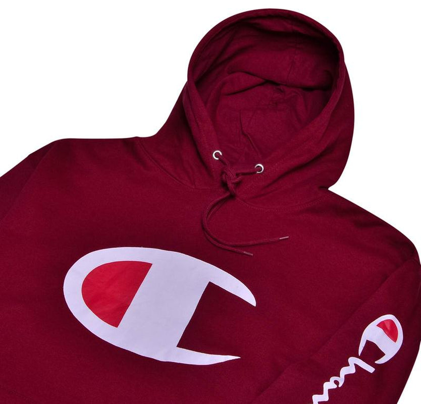 Champion Hoodie for Men Big and Tall Mens Oversized Pullover Fleece Sweatshirt