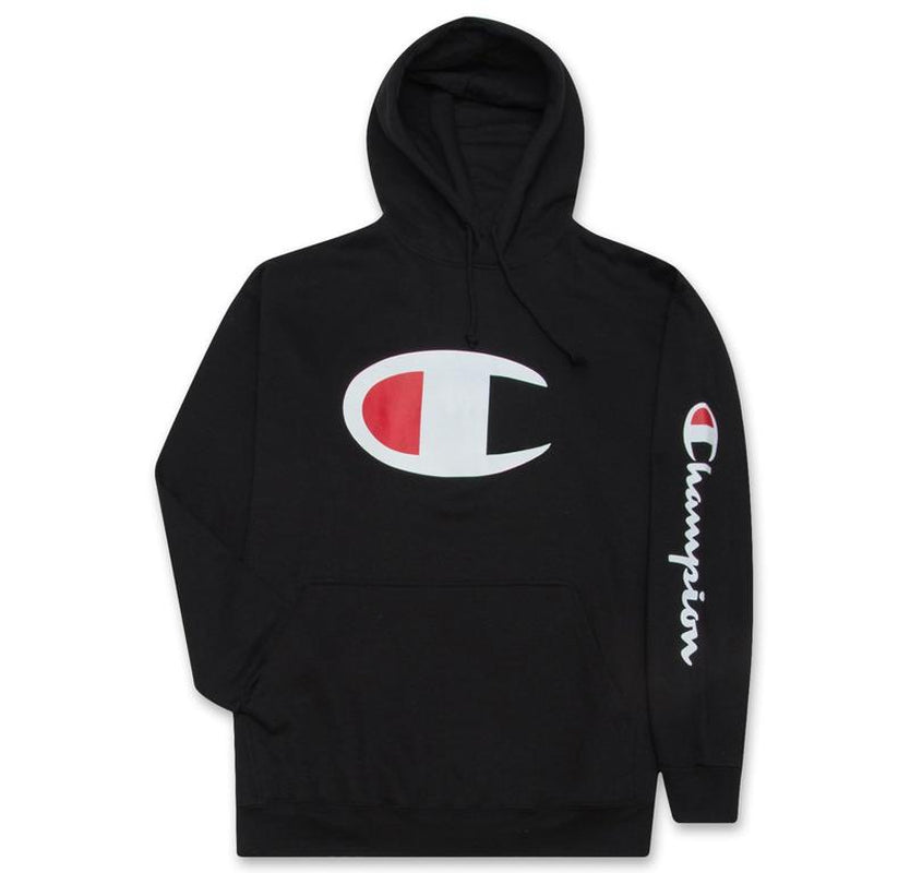 Champion Hoodie for Men Big and Tall Mens Oversized Pullover Fleece Sweatshirt