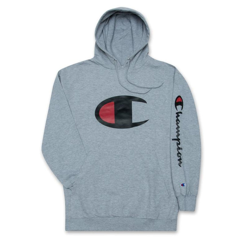 Champion Hoodie for Men Big and Tall Mens Oversized Pullover Fleece Sweatshirt