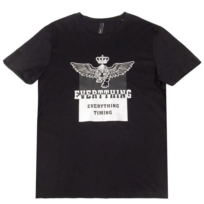 Men'S Flying Tiger Graphic Strenchy T-Shirt, Trendy Summer Clothes - Streetwear Menswear Tropical Shortsleeve Underwear Crewneck Top - Tshirt, Gamis Casual Slogan Tees