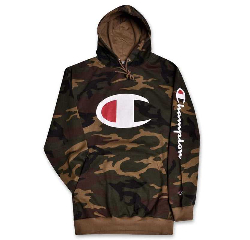 Champion Hoodie for Men Big and Tall Mens Oversized Pullover Fleece Sweatshirt